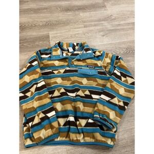 Patagonia Synchilla Guatemalan Tango Beat Snap‎ T Fleece Pullover Sweater Size S